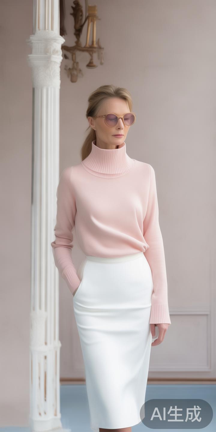 在色彩搭配上，经典的黑白灰永远不会过时。近年来，柔